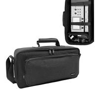 Musiin Housse pour pédale Multi-Effets Guitare Compatible avec Boss GX-10 et DJControl Mix Ultra, Compartiments organisés pour câbles d'alimentation et Accessoires, résistante aux Rayures.