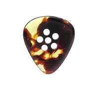 Musiin Médiator épais de qualité supérieure, fabriqué à la main, style jazz, pour guitare électrique, basse, acoustique, jazz, blues (écaille de tortue)