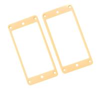 Musiin Pickup Frame Compatible with GIBSON-LP Guitar Replacement Part Pickup Cover Frame, Plastic Accessories (Yellow, 2Packs)
