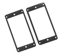 Musiin Pickup Frame Compatible with Les Paul Epiphone Guitar Replacement Part Pickup Cover Frame, Plastic Accessories (Black 2Packs)