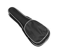 Musiin Sac pour ukulélé de 53,3 cm avec bord blanc et bandoulière réglable