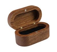 Musiin Walnut Wood Guitar Pick Holder with Magnetic Opening - Sturdy Guitar Pick Storage Box Display Case Jewelry Box for Men Women Teens Adults - Ideal for Guitar Picks Accessories