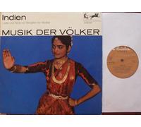 MUSIK DER VÖLKER Indien Lieder und Tänze von Bengalen bis Malabar Ariola ATHENA # 60012 GW