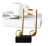 Musiknoten Sculpture-Piano Notes, Desktop Music Notes Decoration | Chiffres de musique Harz, notes de musique décoratives, sculpture d'évaluation musicale moderne pour étagères, bibliothèque, notes