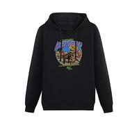 Musiluo Klendathu Sweat à capuche à manches longues pour homme Motif Starship Troopers Ringer Greetings From Klendathu, Noir , M