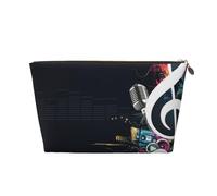 Musique Abstraite, Trousse de Maquillage Trousse à cosmétiques Trousse de Toilette de Voyage Portable Pochette de Toilette