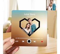 Musique Aimant réfrigérateur de Musique Peut Jouer des Cadeaux de Chanson, personnalisé Photo Musique Aimant de réfrigérateur Couverture d'album de Chanson, Aimant de Musique (style16)