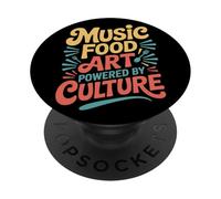Musique Art Alimentaire alimenté par la Culture Mois du Patrimoine hispanique PopSockets PopGrip Adhésif