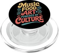 Musique Art Alimentaire alimenté par la Culture Mois du Patrimoine hispanique PopSockets PopGrip pour MagSafe
