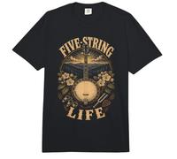 Musique Bluegrass Five String Life Comfort Colors Adult Heavyweight T-Shirt