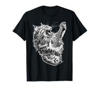 Musique chat jamming avec une passion pour la guitare et le rock T-Shirt