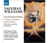Vaughan Williams, R. – Musique chorale – CD – NAXOS
