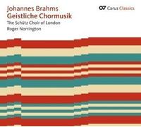 Brahms – Musique chorale sacrée – Hardy, Fryer, Bowers-Broadbent, Norrington – CD