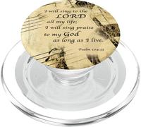 Musique chrétienne | Citation Religieuse PopSockets PopGrip pour MagSafe