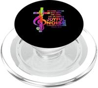 Musique chrétienne Croix Clé de Sol Joyeux Bruit Psaumes 95 1 PopSockets PopGrip pour MagSafe