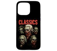 Musique Classique Compositeur Classique Zombie Death Metal Band Coque pour iPhone 15 Pro Max