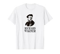 Musique Classique opéra Violon Piano compositeur Richard Wagner T-Shirt Graphique avec Valeur