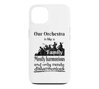 Musique Classique Orchestre Musicien Famille Corne Violoncelle Violon Coque pour iPhone 13