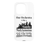 Musique Classique Orchestre Musicien Famille Corne Violoncelle Violon Coque pour iPhone 15 Pro