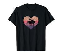 Musique Classique Professeur de Piano pianiste Aime Les Ailes Piano T-Shirt Graphique avec Valeur, Homme, Noir, S