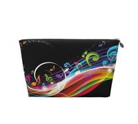 Musique colorée, Trousse de Toilette Trousse de Maquillage Sac à cosmétiques Trousse de Toilette de Voyage Portable