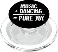 Musique Danse Joie Pure Citation Danseur Passionné PopSockets PopGrip pour MagSafe