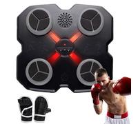 Musique de Boxe Musique - Pading D'exercices, Music Boxing Target | Équipement de frappe d'entraînement avec gants, équipement d'entraînement pour la maison de Target Electronic Boxing pour Perdi