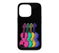 Musique d'orchestre de Violon Pop Art coloré Coque pour iPhone 13 Pro