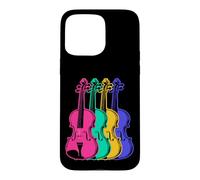 Musique d'orchestre de Violon Pop Art coloré Coque pour iPhone 15 Pro Max
