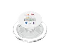 Musique drôle de Teckel Jouant avec des Notes Chien LGBT PopSockets PopGrip pour MagSafe