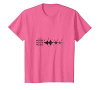 Musique du Bruit tournant : Art mélodique des Ondes sonores T-Shirt, Enfant, Rose chiné, 3 Ans