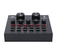 Musique électronique Intégrée, Carte Son Multifonction, Carte Son en Direct, Matériau ABS pour la Diffusion en Direct sur Téléphone Portable