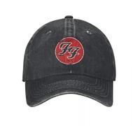 Musique élégante F-Foo F-Fighters Band Hommes Femmes Casquette de Baseball Logo Rock Concert Chapeaux en Coton Vieilli Vintage Activités de Plein air Couvre-Chefs pour Chapeau d’Automne