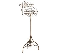 Musique fer pupitre baroque à 125cm marron multicolore lyre clef