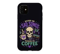 Musique Gothique Coffee Mood Broken Heart Listener Vibe Coque pour iPhone 11