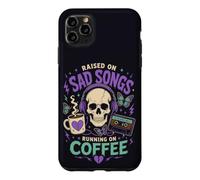 Musique Gothique Coffee Mood Broken Heart Listener Vibe Coque pour iPhone 11 Pro Max