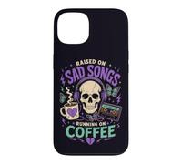 Musique Gothique Coffee Mood Broken Heart Listener Vibe Coque pour iPhone 13