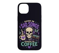 Musique Gothique Coffee Mood Broken Heart Listener Vibe Coque pour iPhone 14 Plus