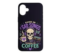 Musique Gothique Coffee Mood Broken Heart Listener Vibe Coque pour iPhone 16 Plus