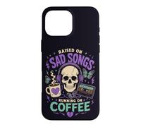 Musique Gothique Coffee Mood Broken Heart Listener Vibe Coque pour iPhone 16 Pro Max
