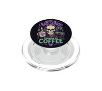 Musique Gothique Coffee Mood Broken Heart Listener Vibe PopSockets PopGrip pour MagSafe