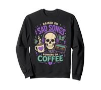 Musique Gothique Coffee Mood Broken Heart Listener Vibe Sweatshirt