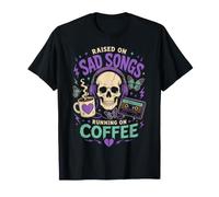 Musique Gothique Coffee Mood Broken Heart Listener Vibe T-Shirt