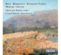 Musique italienne du 20e siècle pour flûte et harpe. Ortensi, Pasetti.