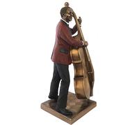 Musique Jazz Sculpture - Bassiste - 34cm, Collection 'Le Monde Du Jazz' des Parastone Ateliers