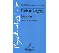 Musique langage emotion Neuro-cognitive - Pur - Presses Universitaires Rennes - broché - Essai