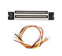 Musique LED pour analyseur de spectre 12 bits double canal VU mètre avec isolation du signal TI pour affichage de niveau audio 7 V-12 V (A)