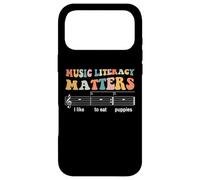 Musique Literacy Matters I Like to Eat Puppies Coque pour iPhone 17 Pro Max