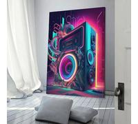 Musique live Neon1, impressions murales pour chambre à coucher, pour occasions spéciales, peintures de salon, 20 x 30 cm