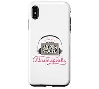 Musique Lovers Where Words Fail Music Speaks Écouteurs Coque pour iPhone XS Max
